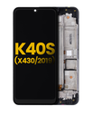 LCD Assembly With Frame Compatible For LG K40s (X430 / 2019) (Refurbished) (All Colors)
