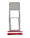 Single Sim Card Tray Compatible For LG K22 (2020) (Red)