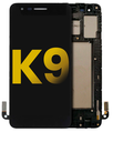 LCD Assembly With Frame Compatible For LG K9 (2018) (Refurbished) (Black)