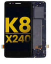 LCD Assembly With Frame Compatible For LG K8 (2017)/X240 (International Version) (Refurbished) (Black)