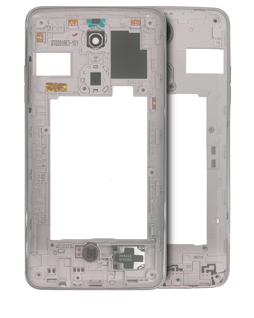 Mid-Frame Housing Compatible For LG K8 (2017)/Aristo (US Version) (Genuine OEM) (Silver)
