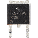 TK5P65W - N-Channel Power Supply Mosfet for PlayStation 4 Slim / Pro (TO252) (Soldering Required)