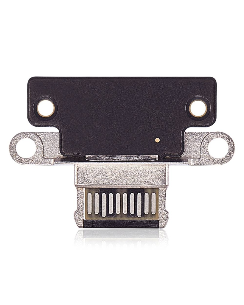 Charging Port Only Compatible For iPad Pro 11&quot; (2018 / 2020 / 2021 / 2022) / Pro 12.9&quot; (2018 / 2020 / 2021 / 2022) (Soldering Required) (Space Gray) (10 Pack)
