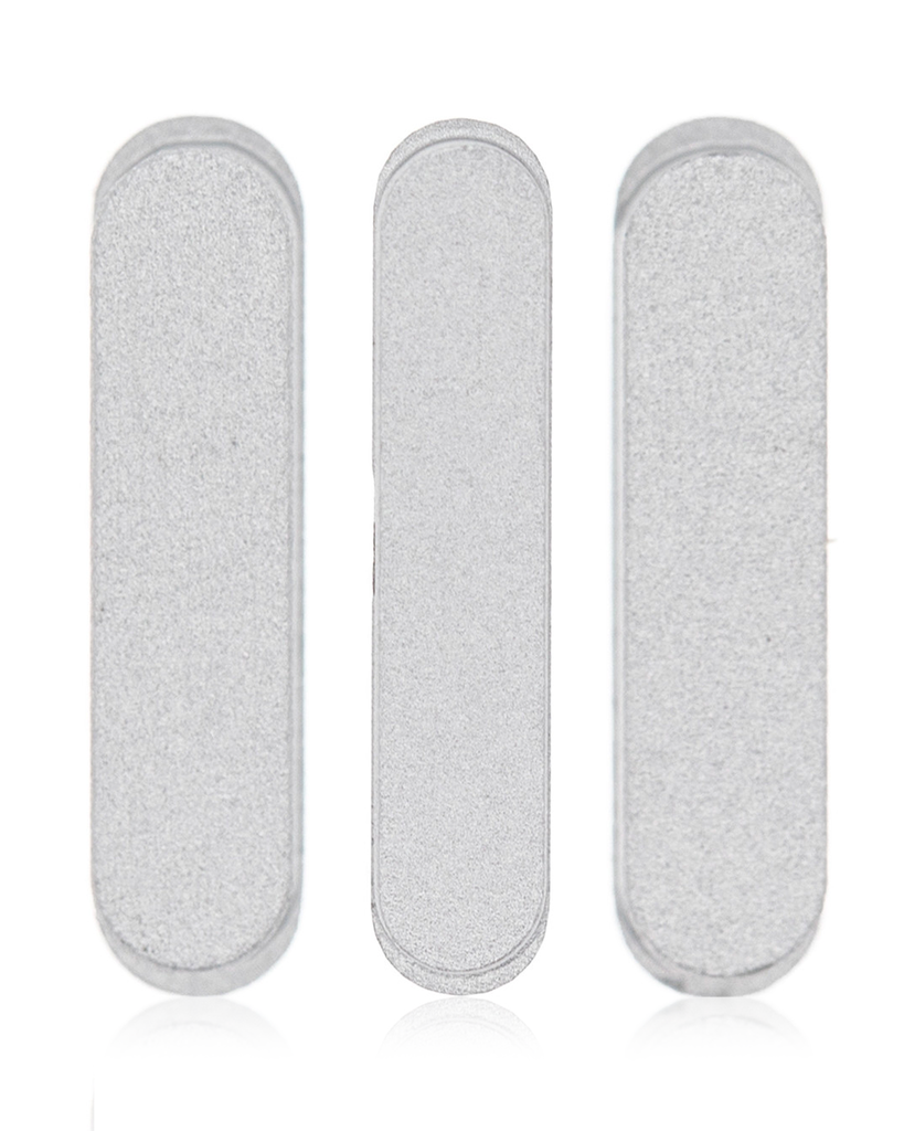 Hard Buttons Set (Power / Volume) Compatible For iPad Pro 12.9&quot; 3rd Gen (2018) / iPad Pro 11&quot; 1st Gen (2018) (Silver)