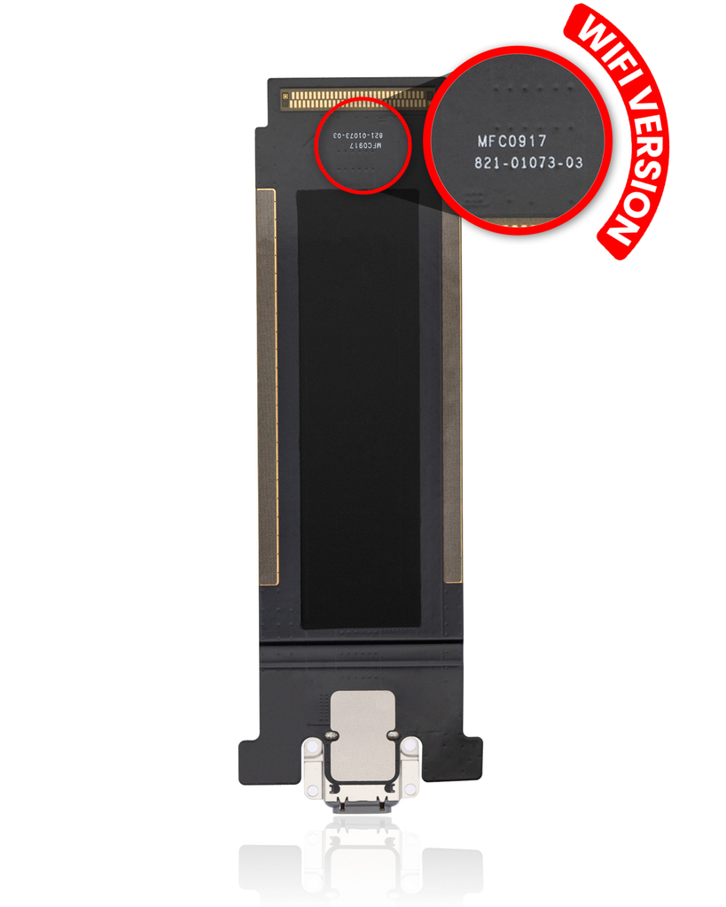 Charging Port Flex Cable Compatible For iPad Pro 12.9&quot; 2nd Gen (2017) (WiFi Version) (Space Gray)
