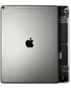 Back Housing W/ Small Components Pre-Installed Compatible For iPad Pro 12.9 2nd Gen (WIFI cellular) (Used OEM Pull: Grade C) (Silver)