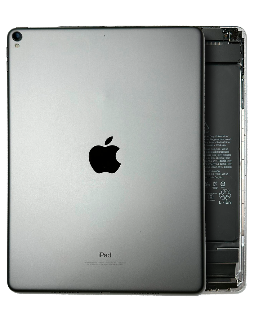 Back Housing W/ Small Components Pre-Installed Compatible For iPad Pro 10.5 (WIFI) (Used OEM Pull: Grade C) (Space Gray)