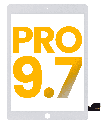 Digitizer Compatible For iPad Pro 9.7&quot; (Glass Separation Required) (Aftermarket Plus) (White)