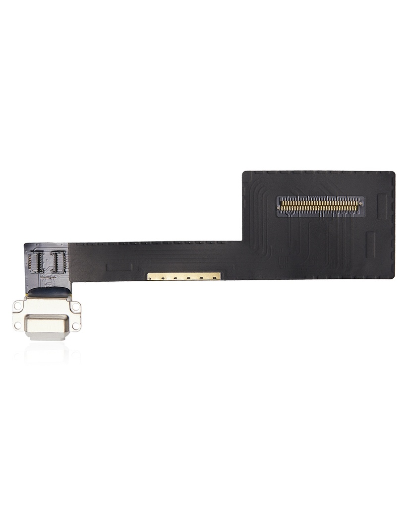 Charging Port Flex Cable Compatible For iPad Pro 9.7&quot; (Silver) (Aftermarket Plus)