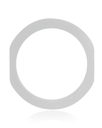 Home Button Gasket Compatible For iPad Mini 3 / Air 2 / Pro 9.7&quot; (White) (10 Pack)