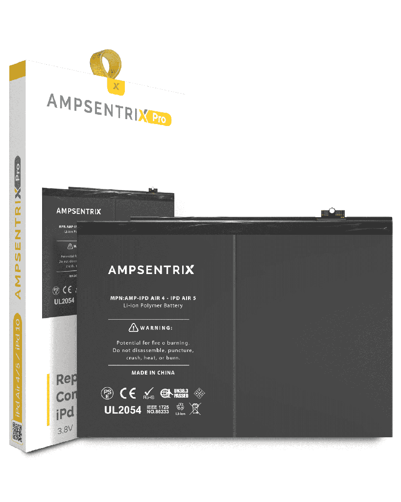 Replacement Battery Compatible For iPad Air 4 (2020) / iPad Air 5 / iPad Air 11&quot; / iPad 10 (2022) (AmpSentrix Pro)