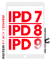 Digitizer Compatible For iPad 7 (2019) / iPad 8 (2020) / iPad 9 (2021) (Aftermarket Pro: XO7) (White)