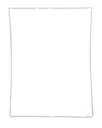 Frame With Adhesive Compatible For iPad 3 / iPad 4 (White)