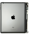 Back Housing W/ Small Components Pre-Installed Compatible For iPad 2 (WIFI) (Used OEM Pull: Grade C) (Silver)