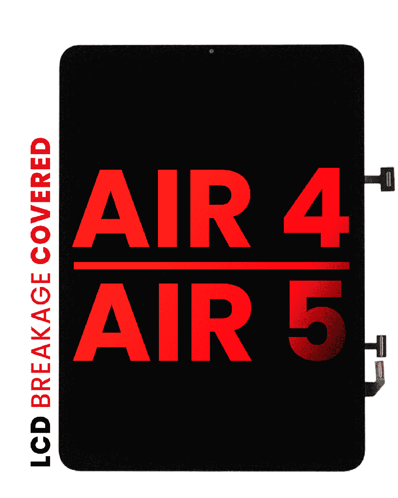 LCD Assembly With Digitizer Compatible For iPad Air 4 / Air 5 (WiFi and Cellular) (Aftermarket Pro: XO7) (Black)