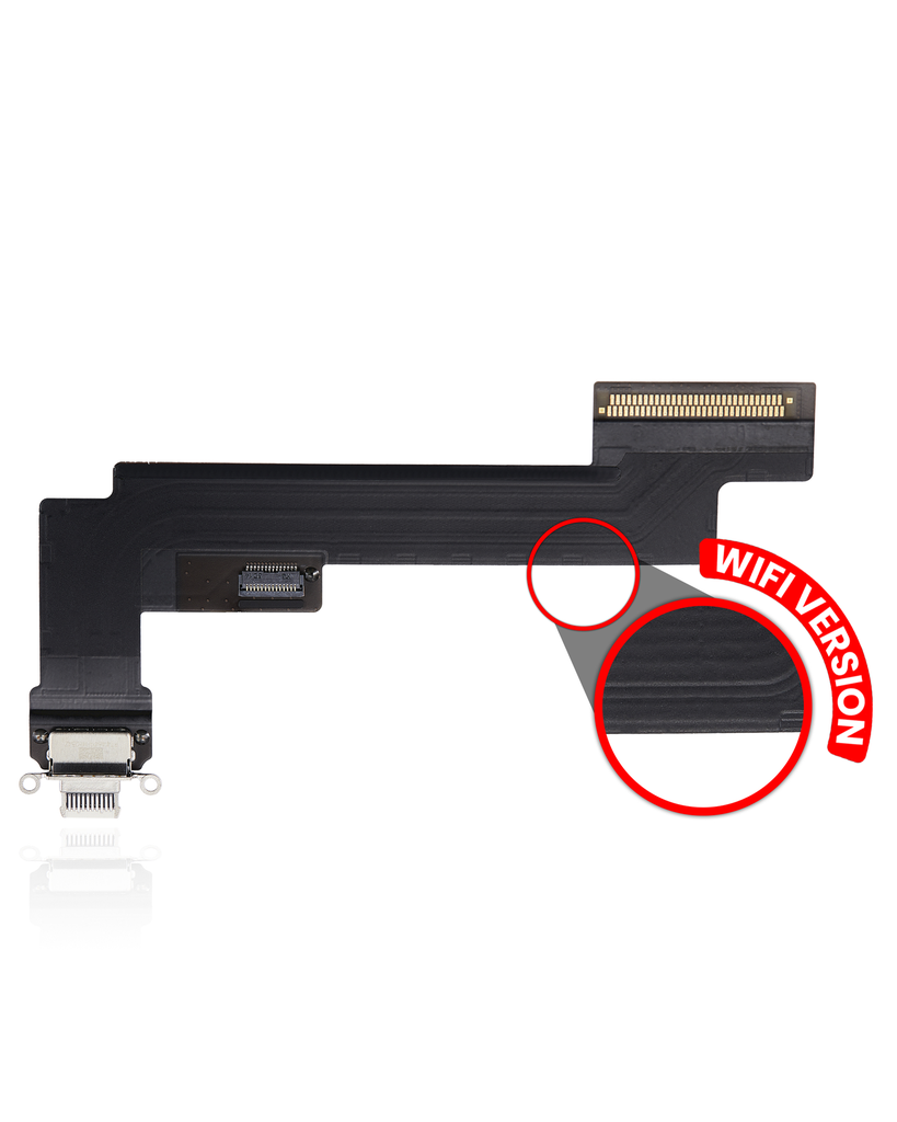 Charging Port Flex Cable Compatible For iPad Air 5 (WiFi Version) (Premium) (Starlight)