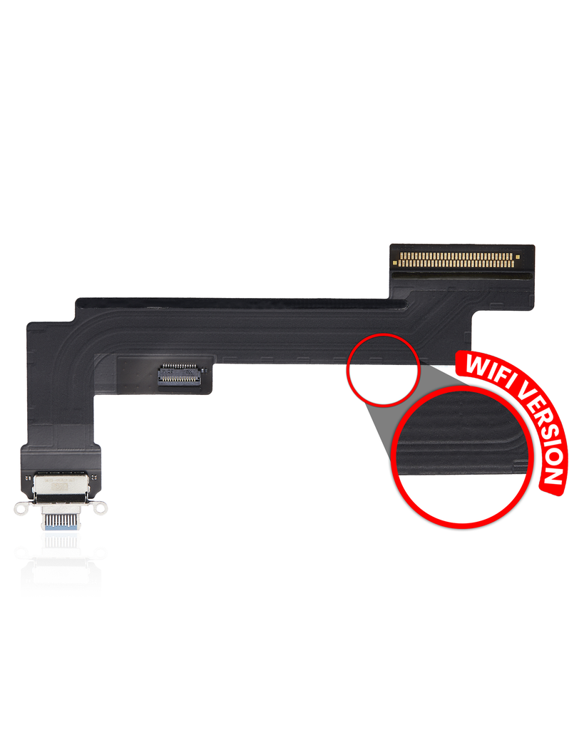Charging Port Flex Cable Compatible For iPad Air 5 (WiFi Version) (Premium) (Blue)
