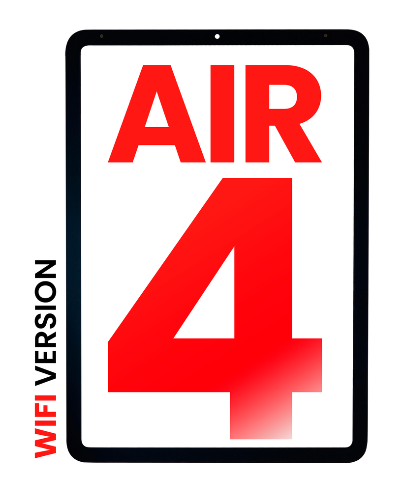 Front Glass Compatible For iPad Air 4 (Glass Separation Required) (Aftermarket Plus) (WiFi Version) (All Colors)