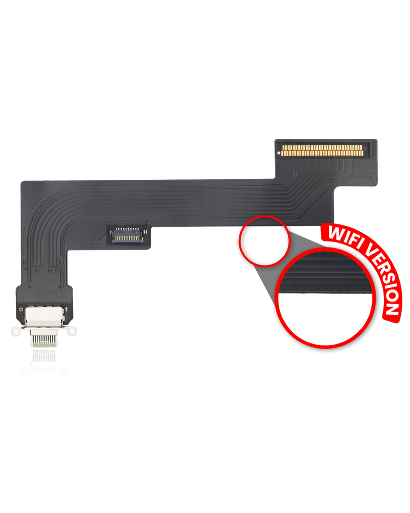 Charging Port Flex Cable Compatible For iPad Air 4 (WiFi Version) (Aftermarket Plus) (Green)