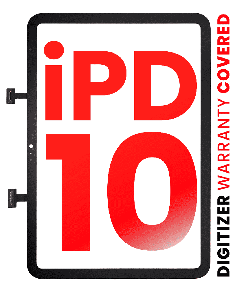 Digitizer Compatible For iPad 10 (2022) (Aftermarket Pro: XO7) (WiFi Version) (Black)