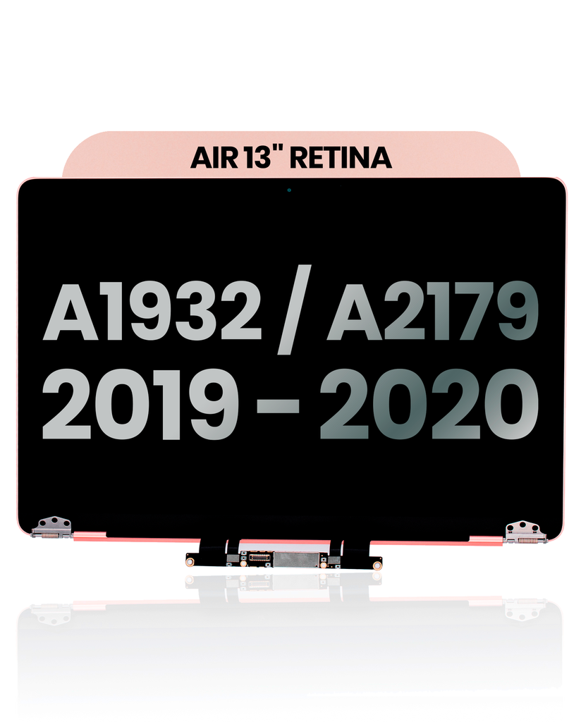 Complete LCD Display Assembly Compatible For MacBook Air 13&quot; Retina (A1932 / A2179 / Mid 2019 / Early 2020) (Used OEM Pull: Grade B) (Rose Gold)