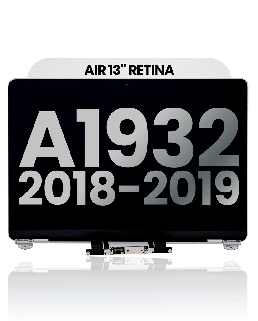 Complete LCD Display Assembly Compatible For MacBook Air 13&quot; Retina (A1932 / Late 2018 / Early 2019) (Used OEM Pull: Grade A) (Silver)