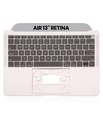 Top Case With Keyboard Compatible For MacBook Air 13&quot; Retina (A1932 / Late 2018 / Early 2019 / Mid 2019) (US English) (Used OEM Pull: Grade New) (Space Gray)