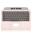 Top Case Assembly With Battery And Keyboard Compatible For MacBook Air 13&quot; Retina (A1932 / Late 2018 / Early 2019 / Mid 2019) (Gold) (US English)