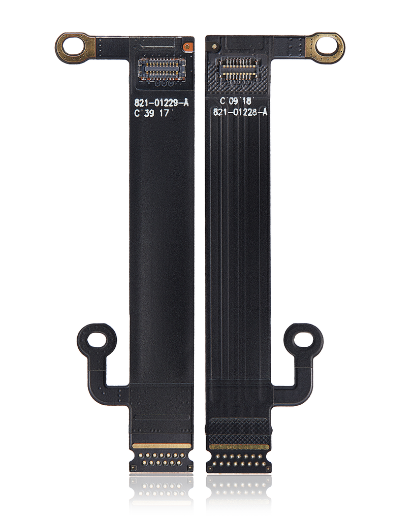 LCD Backlight And Front Camera Extension Flex Cable Compatible For MacBook Pro 13&quot; / 15&quot; W/ Touch Bar (A1706 / A1707 / A1708 / A1989 / A2159 / A2289 / A2251 / A1932 / A2179 / A1990 Late 2016 To Mid 2020) (2 Piece Set)