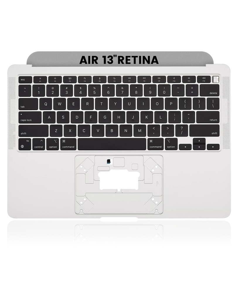 Top Case With Keyboard Compatible For MacBook Air 13&quot; Retina (A2337 / Late 2020) (Used OEM Pull: Grade A) (US Keyboard) (Silver)