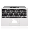 Top Case With Keyboard Compatible For MacBook Air 13&quot; Retina (A2337 / Late 2020) (Used OEM Pull: Grade A) (US Keyboard) (Silver)