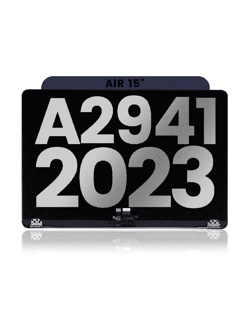 Complete LCD Display Assembly Compatible For MacBook Air 15&quot; (A2941 / Mid 2023) (Used OEM Pull: Grade B) (Midnight)
