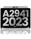 Complete LCD Display Assembly Compatible For MacBook Air 15&quot; (A2941 / Mid 2023) (Used OEM Pull: Grade A) (Starlight)