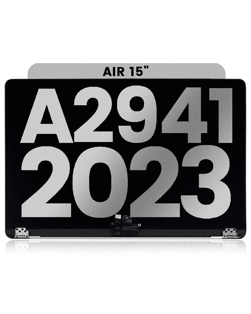 Complete LCD Display Assembly Compatible For MacBook Air 15&quot; (A2941 / Mid 2023) (Used OEM Pull: Grade A) (Space Gray)