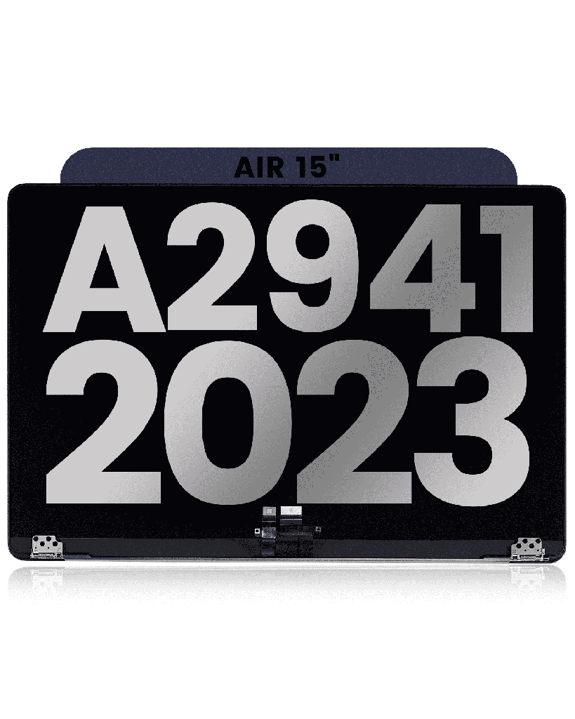Complete LCD Display Assembly Compatible For MacBook Air 15&quot; (A2941 / Mid 2023) (Used OEM Pull: Grade A) (Midnight)