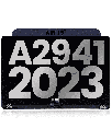 Complete LCD Display Assembly Compatible For MacBook Air 15&quot; (A2941 / Mid 2023) (Used OEM Pull: Grade A) (Midnight)
