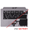 Top Case Assembly With Battery And Keyboard Compatible For MacBook Air 15&quot; (A2941 / Mid 2023) (UK Keyboard) (Space Gray)
