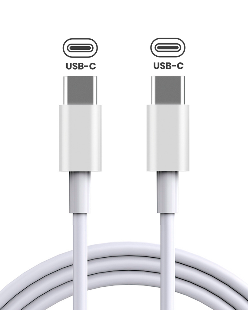 30W / 61W USB-C To USB-C Cable (6ft.) Compatible For MacBook / iMac / Mac (OEM Pull Grade: A)