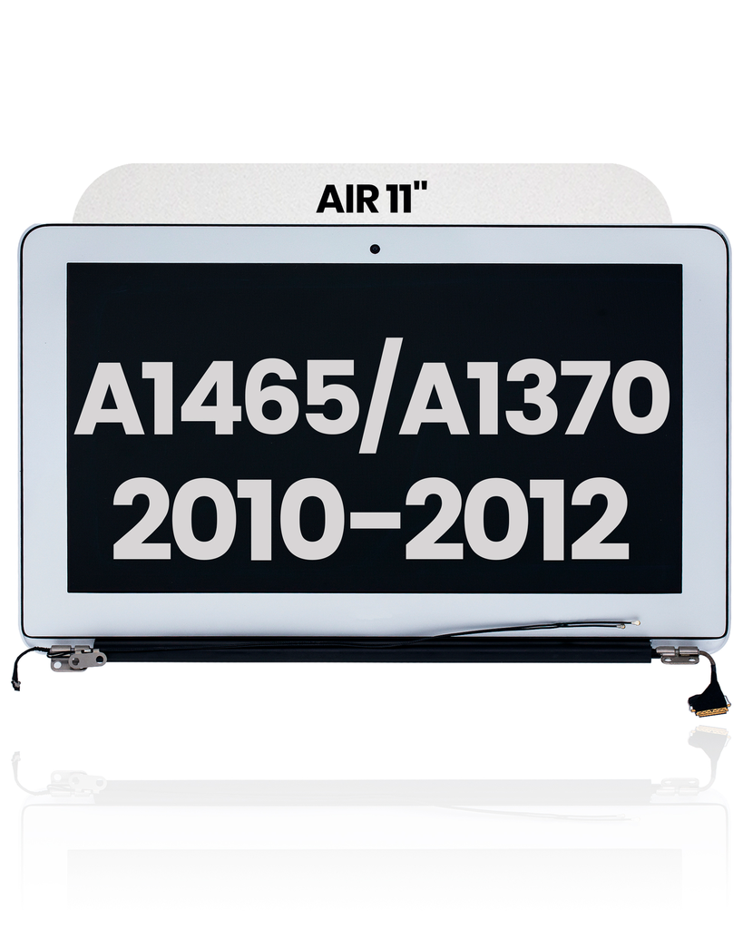 Complete LCD Display Assembly Compatible For MacBook Air 11&quot; (A1465 / Mid 2012) / (A1370 / Late 2010 / Mid 2011) (Used OEM Pull: Grade B)