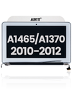 Complete LCD Display Assembly Compatible For MacBook Air 11&quot; (A1465 / Mid 2012) / (A1370 / Late 2010 / Mid 2011) (Used OEM Pull: Grade B)