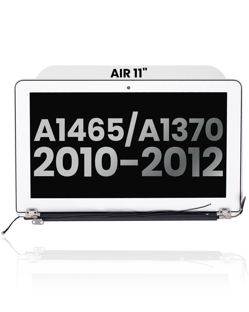 Complete LCD Display Assembly Compatible For MacBook Air 11&quot; (A1465 / Mid 2012) / (A1370 / Late 2010 / Mid 2011) (Used OEM Pull: Grade A)