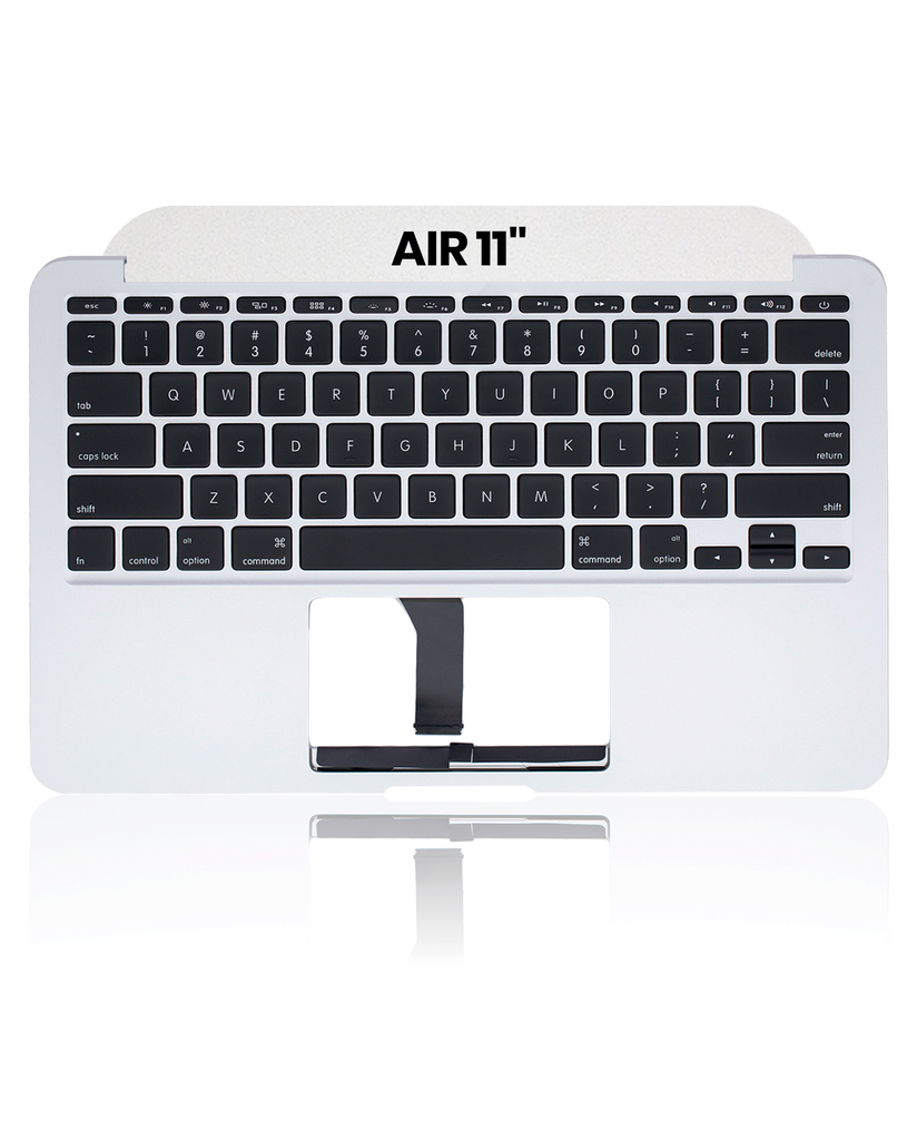 Top Case With Keyboard With Microphone Compatible For MacBook Air 11&quot; (A1465 / Mid 2013 / Early 2014 / Early 2015) (US English) (Used OEM Pull: Grade A)