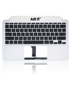 Top Case With Keyboard Compatible For MacBook Air 11&quot; (A1465 / Mid 2012) (Used OEM Pull: Grade New)