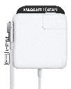 45W MagSafe 1 Power Adapter With Cable (L-Style) For MacBook (OEM Pull Grade: A/B)