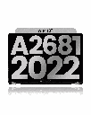 Complete LCD Display Assembly Compatible For MacBook Air 13&quot; (A2681 / Mid 2022) (Used OEM Pull: Grade B) (Silver)