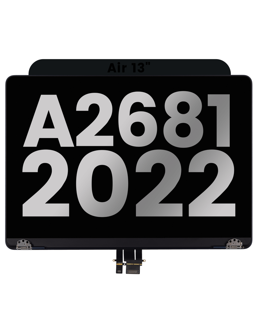 Complete LCD Display Assembly Compatible For MacBook Air 13&quot; (A2681 / Mid 2022) (Used OEM Pull: Grade B) (Midnight)