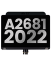 Complete LCD Display Assembly Compatible For MacBook Air 13&quot; (A2681 / Mid 2022) (Used OEM Pull: Grade B) (Midnight)