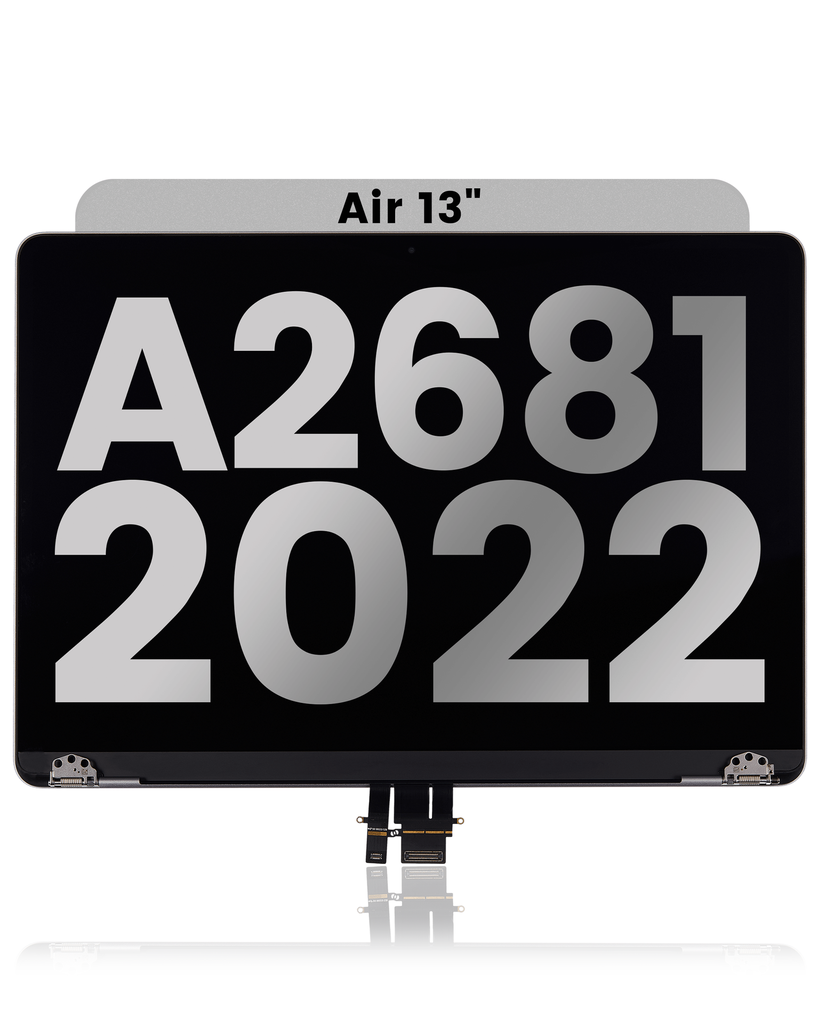 Complete LCD Display Assembly Compatible For MacBook Air 13&quot; (A2681 / Mid 2022) (Used OEM Pull: Grade A) (Space Gray)