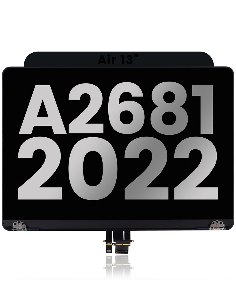 Complete LCD Display Assembly Compatible For MacBook Air 13&quot; (A2681 / Mid 2022) (Used OEM Pull: Grade A) (Midnight)