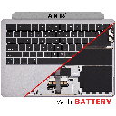 Top Case Assembly With Battery And Keyboard Compatible For MacBook Air 13&quot; (A2681 / Mid 2022) (Space Gray) (US Keyboard)
